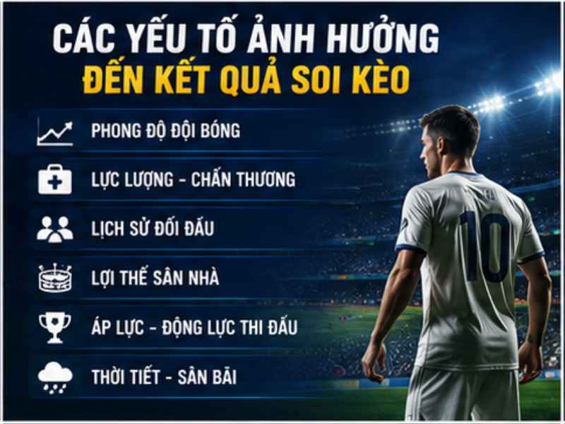 Các Yếu Tố Ảnh Hưởng Đến Kết Quả Soi Kèo